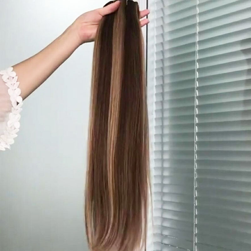  Clip in hair 120 gram straight brown black blonde color  remy hair eatensions YL307